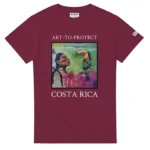 T-shirt Costa Rica Queens_maroon_front
