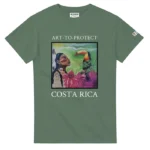 T-shirt Costa Rica Queens_military-green_front