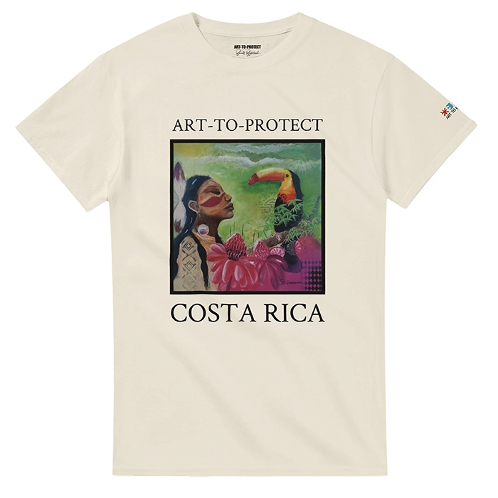 T-shirt Costa Rica Queens_natural_front