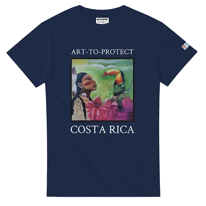 T-shirt Costa Rica Queens_navy_front
