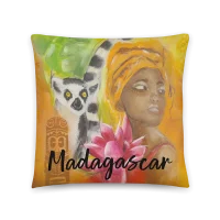 Cotton pillow case | Madagascar | Madagascar Love - Thumbnail Image 1