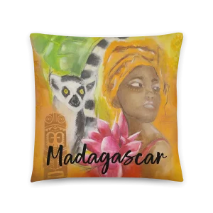 Cotton pillow case | Madagascar | Madagascar Love