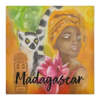 Cotton pillow case | Madagascar | Madagascar Love - Thumbnail Image 2