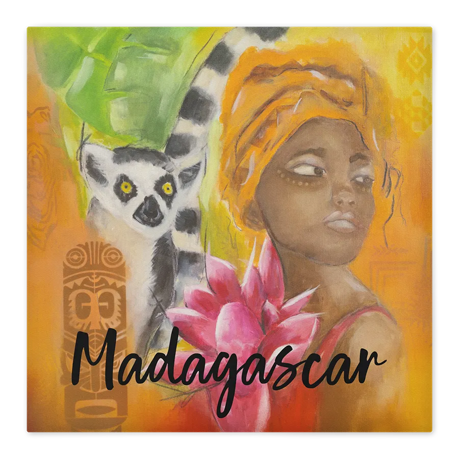 Cotton pillow case | Madagascar | Madagascar Love - Image 2