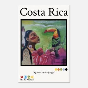 Museum-Quality Matte Paper Poster | Costa Rica| Queens of the Jungle