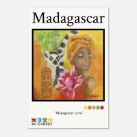 Museum-Quality Matte Paper Poster | Madagascar| Madagascar Love - Thumbnail Image 1