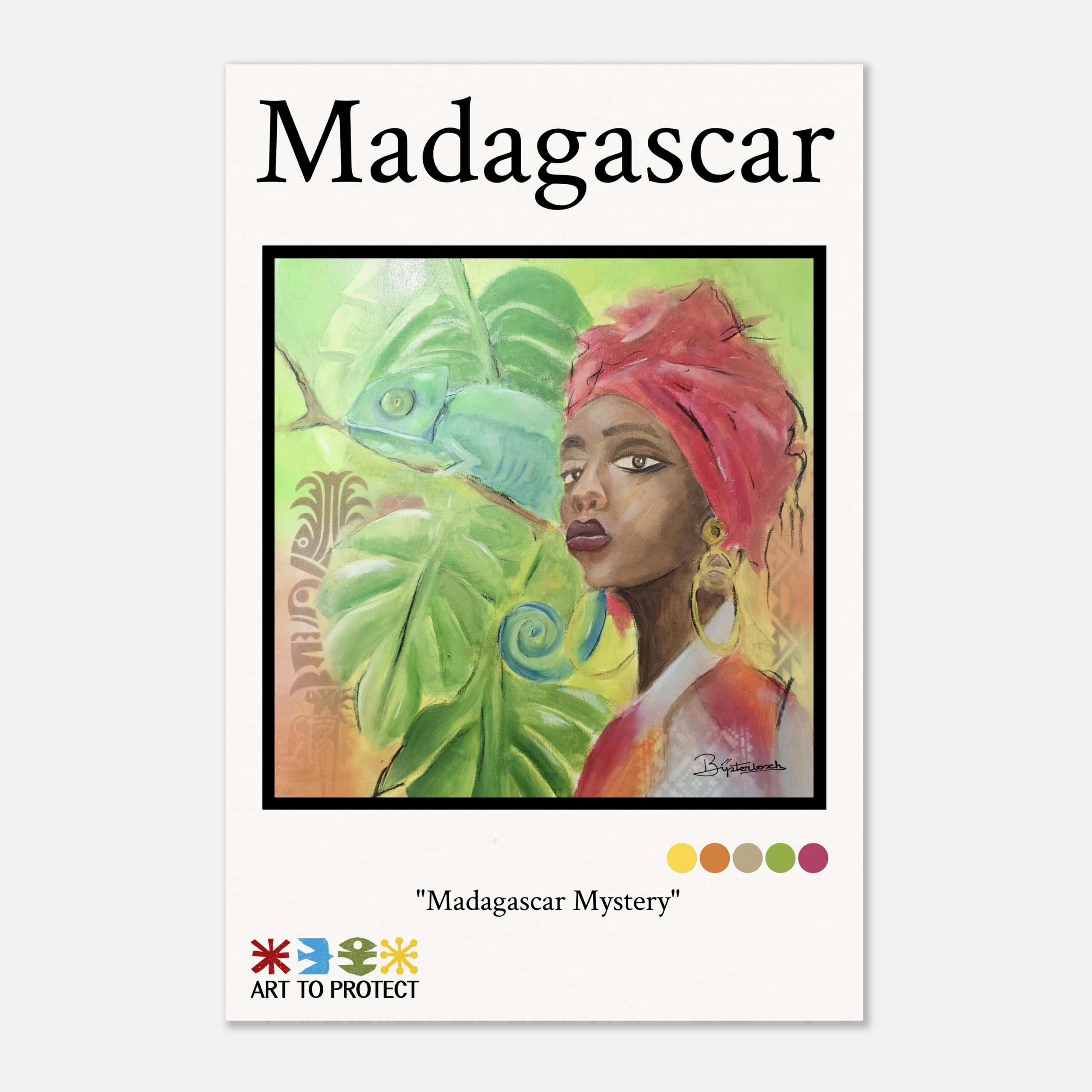 Museum-Quality Matte Paper Poster | Madagascar| Madagascar Mystery - Image 1