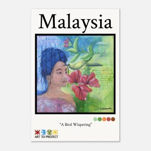 Museum-Quality Matte Paper Poster | Malaysia | A Bird Wispering