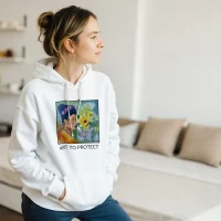 Hoodie | Butterflies and Flowers Remain Untouched - Thumbnail Image 3