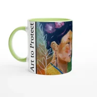 Ceramic Mug | Butterflies and Flowers Remain Untouched - Thumbnail Image 4