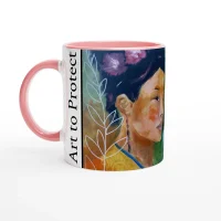 Ceramic Mug | Butterflies and Flowers Remain Untouched - Thumbnail Image 2