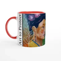 Ceramic Mug | Butterflies and Flowers Remain Untouched - Thumbnail Image 5