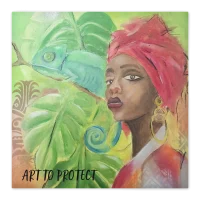 Cotton pillow case | Madagascar Mystery - Thumbnail Image 3