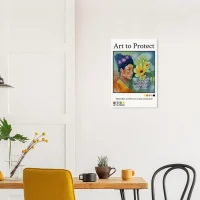 Museum-Quality Matte Paper Poster | Butterflies and Flowers remain Untouched - Thumbnail Image 2