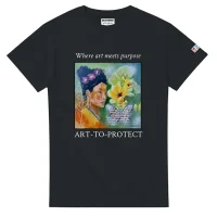 T-shirt | Butterflies and Flowers Remain Untouched - Thumbnail Image 3
